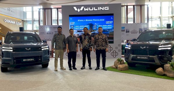 Wuling Eksion Ramaikan Pasar SUV Elektrifikasi di TSM Makassar