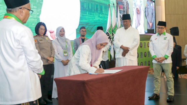 Temu Nasional Anti Kekerasan Seksual di Pondok Pesantren yang diselenggarakan oleh Perempuan Bangsa Partai Kebangkitan Bangsa, Senin-Selasa, 18-19 Mei 2026 di Hotel Mercure Jakarta. (Dok. Akb)