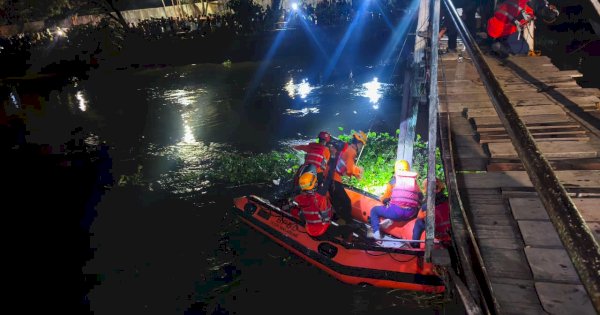 Diduga Mabuk dan Kepanasan, 4 Pemuda Terjun ke Kanal Pampang, 1 Hilang