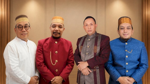 Dari kiri ke kanan. A. Dahrul, A. Ms Hersandy,  A. Ilham. S, A. Ihwan Patiroi. (Dok. Gita/HN)
