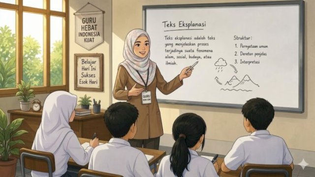 Masa tugas guru non-ASN di sekolah negeri berakhir 31 Desember 2026. (midjourneyAI@harian.news)