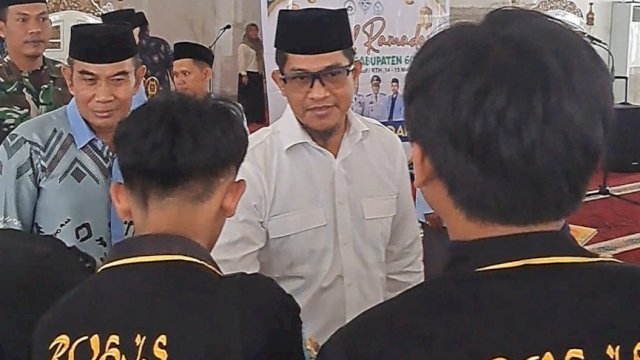 Festival Ramadan 1447 H di Gowa resmi dibuka. Wakil Ketua DPRD Hasrul Abdul Rjab  ajak generasi muda jadi penggerak syiar.(doc_bkprmigowa)