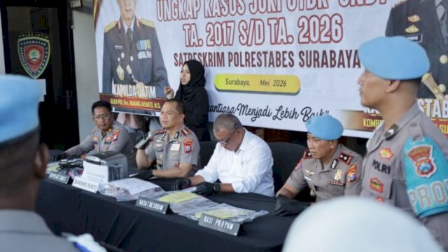 Polrestabes Surabaya ungkap sindikat pemalsuan dokumen untuk loloskan 114 peserta UTBK 2026 (doc_humaspolri)