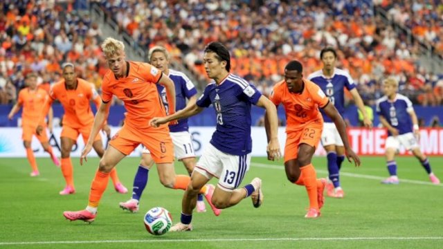 Hasil imbang 2-2 antara Belanda dan Jepang pada matchday pertama Grup F Piala Dunia 2026 ||(tangkaplayar_X@DestinoDeportiv)