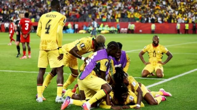  Gol injury time Caleb Yirenkyi bawa Ghana kalahkan Panama 1-0 di Piala Dunia 2026. || (tangkaplayar_X@AfricaFactsZone)