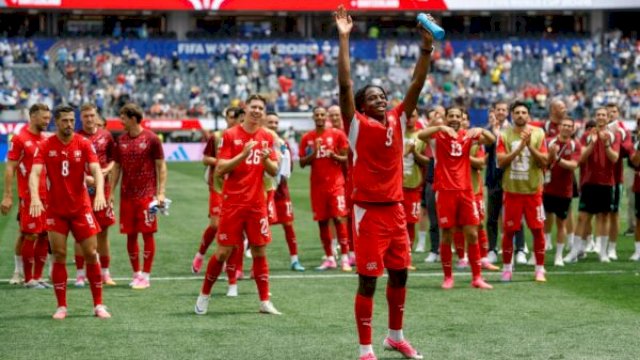  Swiss raih kemenangan pertama usai gilas Bosnia dan Herzegovina 4-1 || (X@SGazetteSport)