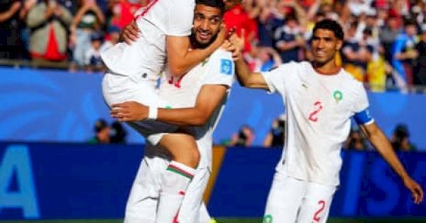 Maroko Bungkam Skotlandia 1-0, Puncaki Grup C