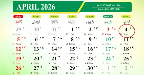 Tanggal 4 April 2026 Memperingati Hari Apa? Ini Daftar Peringatan dan Sejarahnya