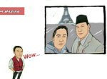 Foto Prabowo dan Teddy Berlatar Menara Eiffel Jadi Sorotan