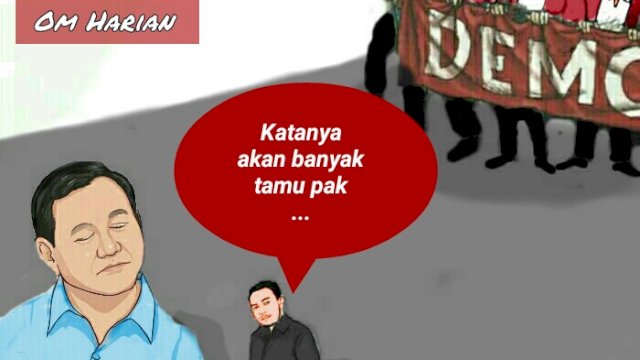 Karikatur mahasiswa gaungkan Reformasi jilid 2 (Dodi/harian.news) 