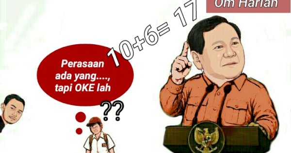 Saat Presiden Prabowo Keliru Hitung Angka Keberuntungan