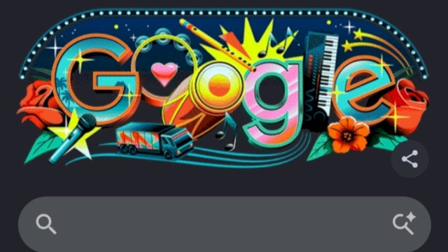 Google Doodle Hari Musik Sedunia. 