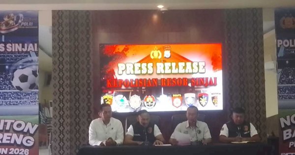 Polres Sinjai Ungkap Kasus Curnak dan Curanmor, Lima Pelaku Diamankan
