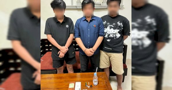 Polisi Jeneponto Gerebek Sarang Sabu, 3 Pelaku Diamankan
