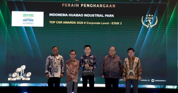 Huabao Raih Predikat Bintang Tiga Top CSR Awards 2026