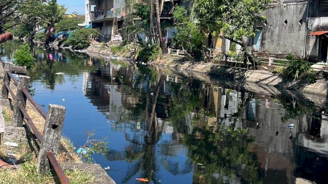 Kondisi Kanal Kandea Makassar. (Dok. BPBD)