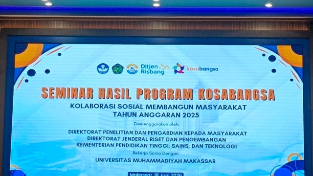 Unismuh Makassar jadi tuan rumah program  KOSABANGSA. (Dok. Gita/HN)