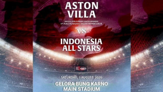 Tiket Aston Villa vs Indonesia All Stars 2026 Resmi Dijual, Segini Harganya ||(tangkaplayar_IG@soundrhythm) 