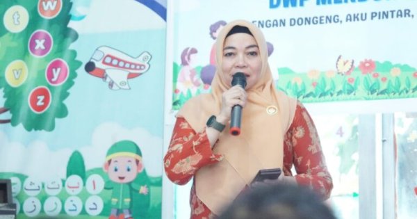 DWP Gowa Tingkatkan Literasi Anak lewat Aksi Mendongeng