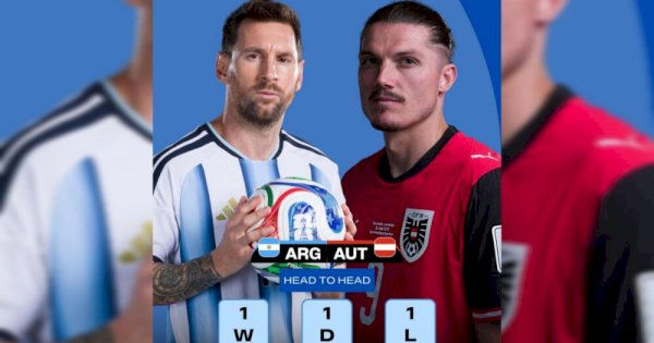 H2H Grup J: Argentina vs Austria, Siapa Unggul?