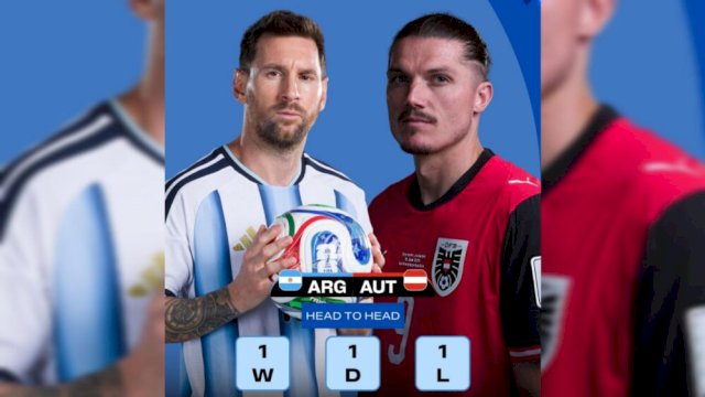 Head to Head Argentina vs Austria di Piala Dunia 2026, Siapa Unggul? ||(X@bd_albiceleste) 