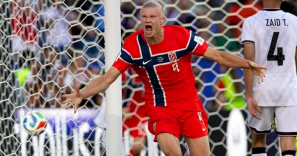 Debut Manis! Haaland 2 Gol, Norwegia Ganyang Irak 4-1