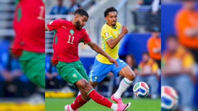 Brasil vs Maroko 1-1 di Piala Dunia 2026 Grup C berlangsung sengit di MetLife Stadium || (tangkaplayar_IG@spnsportsse)