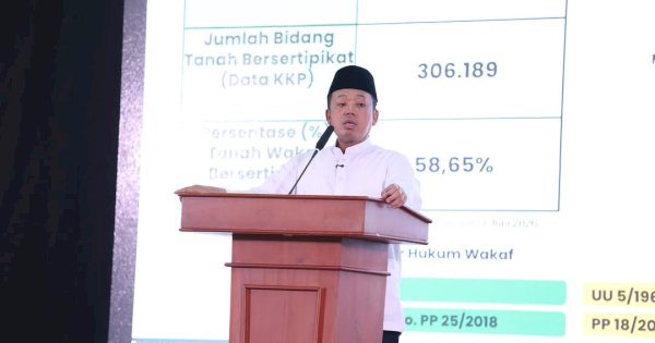 Hindari Konflik Lahan, Menteri Nusron Minta Segera Sertipikatkan Tanah Wakaf