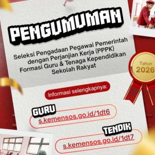PPPK Sekolah Rakyat 2026: Kuota Guru 3.053, Ini Syaratnya