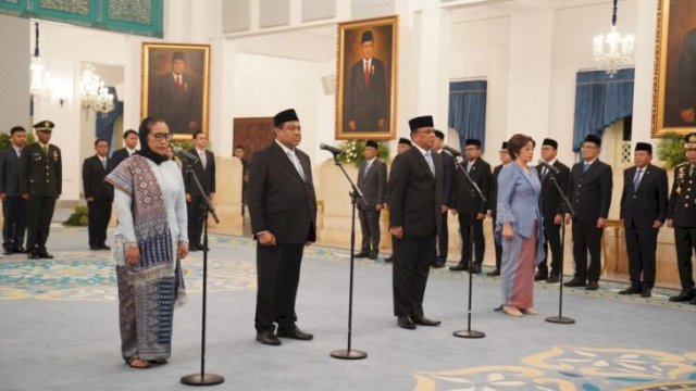 Presiden Prabowo Subianto melantik 3 pimpinan BGN dan Said Iqbal sebagai penasihat khusus dalam acara di Istana Kepresidenan, Jakarta, Senin (8/6/2026) ||(Foto:timmediapresiden_IG@presidenrepublikindonesia)