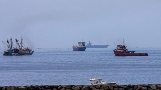 Aktivitas kapal di Selat Hormuz. (Foto:dok_Anadolu Agency)