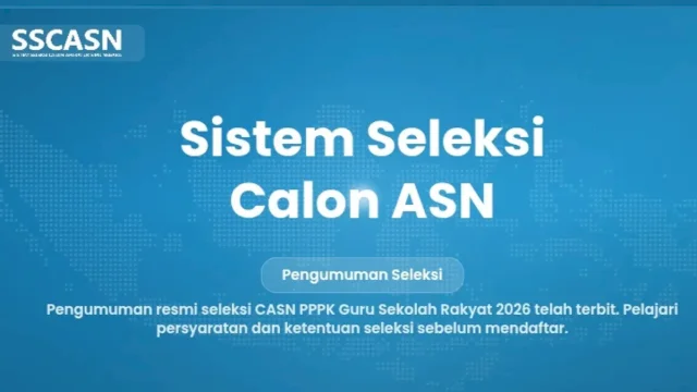 Cara membuat akun SSCASN untuk daftar PPPK Sekolah Rakyat 2026. (doc_ SSCASN)
