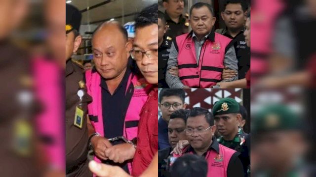 Kejagung usut yayasan afiliasi tersangka korupsi MBG. Tiga tersangka ditahan, Dadan Hindayana (mantan Kepala BGN periode 2024&ndash;2026), Sonny Sonjaya (Wakil Kepala BGN Bidang Operasional)  dan Lodewyk Pusung (Wakil Kepala BGN Bidang Pengembangan Organisasi). (fotokolase)