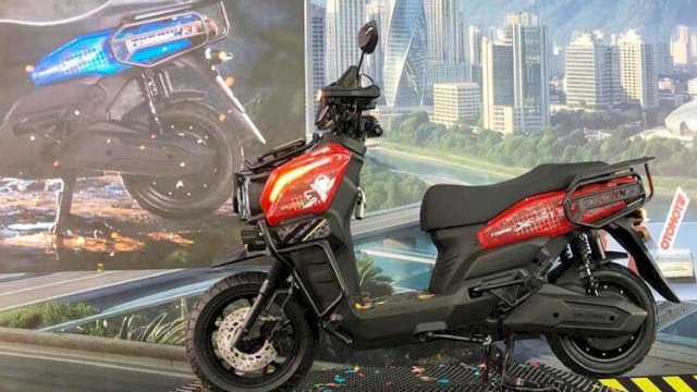 PT Indomobil eMotor resmi meluncurkan motor listrik Tyranno X di Jakarta Fair 2026, JIExpo Kemayoran, Sabtu (20/6) || (X@AlanBiker2) 