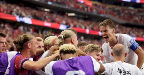Gol Menit 86 Haaland Sikat Pantai Gading, Norwegia Tembus 16 Besar