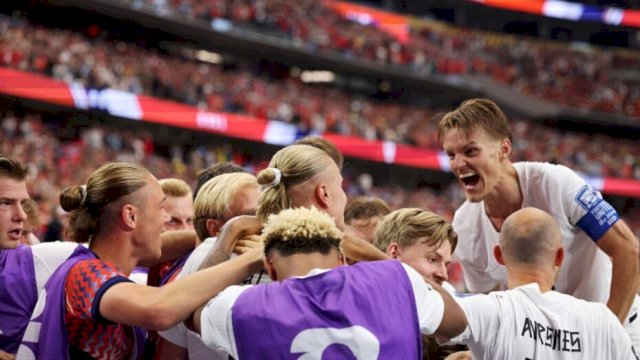 Norwegia lolos ke babak 16 besar Piala Dunia 2026 setelah mengalahkan Pantai Gading ||(foto_X@DailyAFC) 