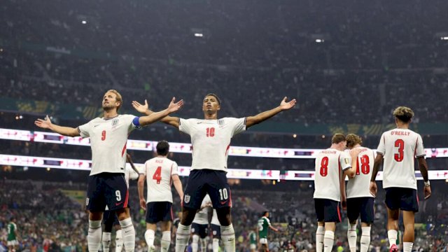 Inggris tekuk Meksiko 3-2 di babak 16 besar Piala Dunia 2026 meski main 10 pemain ||(foto_X@iMiaSanMia) 
