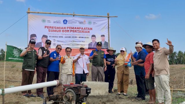 Pelaksanaan peresmian Sumer BOR Pertanian di Wajo. (Dok. HN)