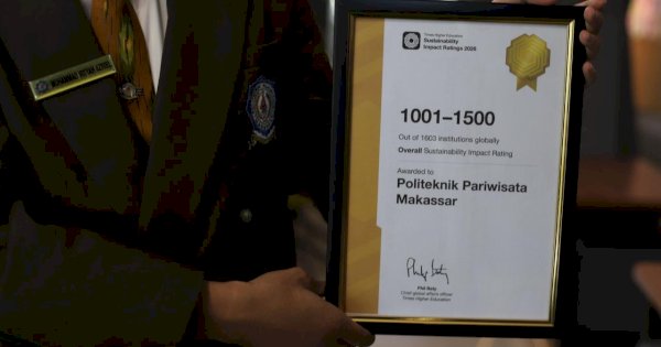 Poltekpar Makassar Masuk Peringkat Dunia THE Sustainability Impact Ratings 2026