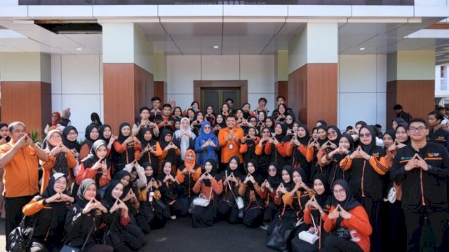 Bupati Gowa Sitti Husniah Talenrang pada pencanangan Sensus Ekonomi Gowa Tahun 2026.( Foto_humaskab) 