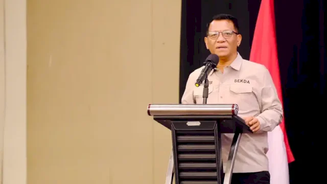 Sekda Gowa Andy Azis membuka Sosialisasi Anti Korupsi yang digelar Inspektorat Daerah Kabupaten Gowa di Makassar ||(foto_humaskab)