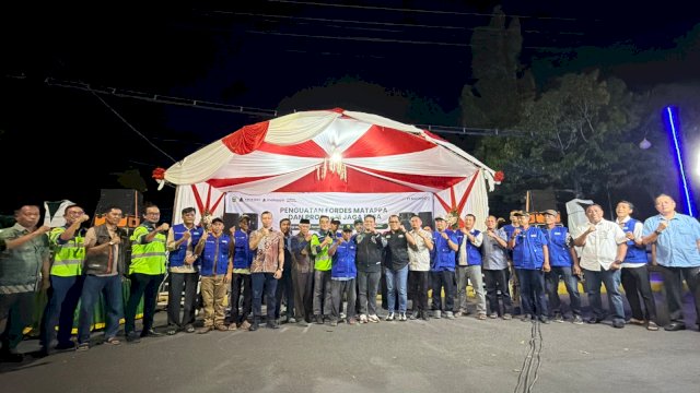 Foto bersama pejabat Pemkab Luwu dan MDA serta Forum Desa (FORDES) MATAPPA sebagai wadah penyampaian aspirasi masyarakat di wilayah operasional perusahaan. Dok Humas&nbsp;