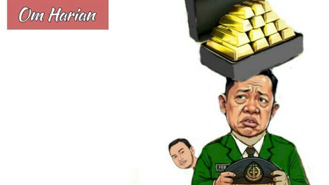 Karikatur mantan Jampidsus Febrie Adriansyah (Dodi/harian.news) 