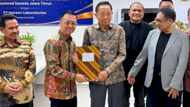 UHW Perbanas Surabaya memasuki babak baru dalam pengembangan pendidikan tinggi dengan menggandeng PT Harsen Laboratories untuk membuka Fakultas Kedokteran. (Dok. HN)