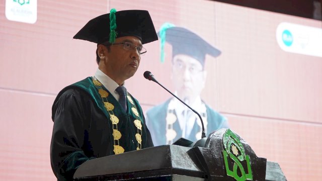 Rektor Universitas Islam Negeri (UIN) Alauddin Makassar, Prof. Drs. Hamdan Juhannis, M.A., Ph.D.,