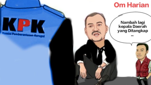 Karikatur Bupati Pemalang Ditangkap KPK (Dodi/harian.news) 