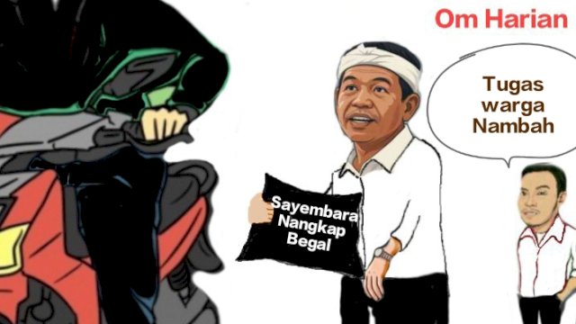 Karikatur Gubernur Jabar Dedi Mulyadi (Dodi/harian.news) 