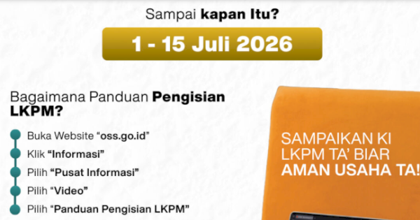 DPMPTSP Makassar Minta Pelaku Usaha Segera Sampaikan LKPM, Batas Akhir 15 Juli