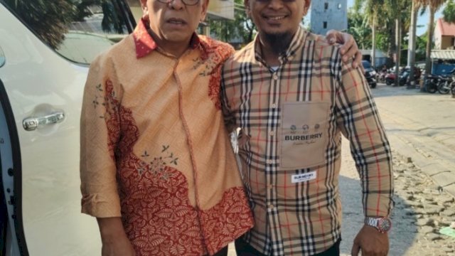 Ketua DPD I Partai Golkar, Ilham Arief Sirajuddin bersama Ketua Umum BARAK 145, Illank Radjab. Istimewa.