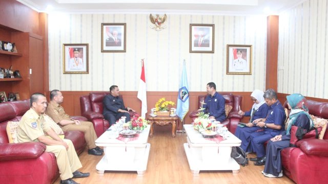 Kepala Balai POM di Makassar diterima oleh Pemkab Bantaeng. (Dok. BPOM Makassar)